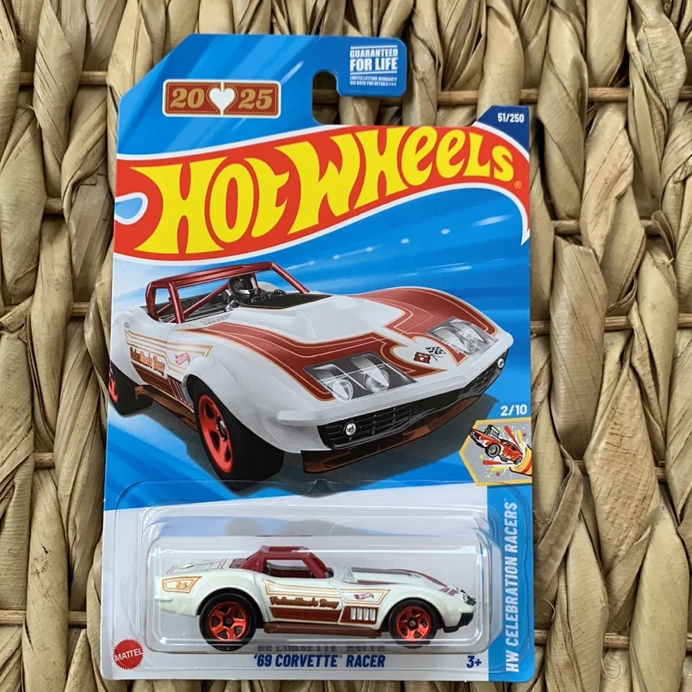 1969 Chevy Corvette Racer 69 Chevrolet Valentine Car Hot Wheels Hotwheels 2025 🆕